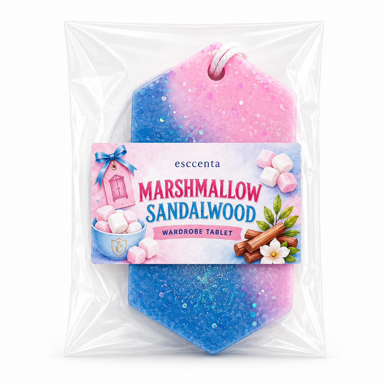 Wardrobe Tablet - Marshmallow Sandalwood