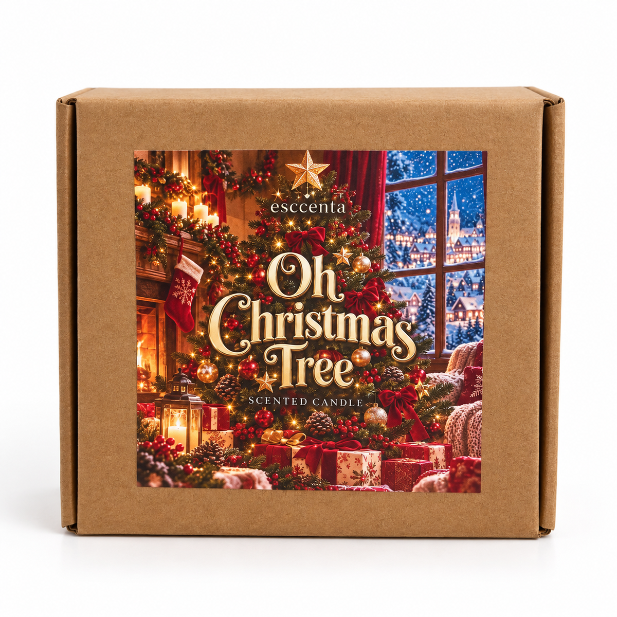 Candle - Oh Christmas Tree (Green)
