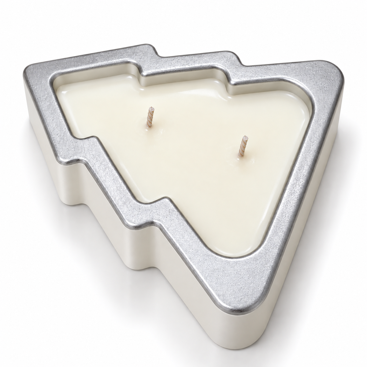 Candle - Oh Christmas Tree (gold) (silver)