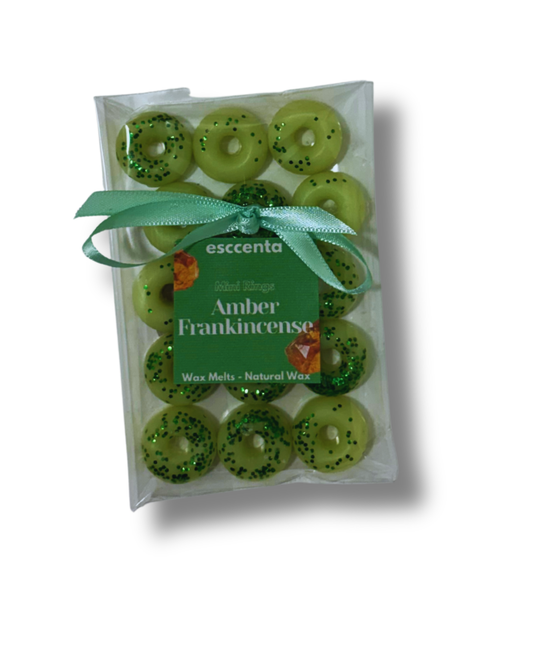 Wax Melts - Mini Rings - AMBER FRANKICENSE