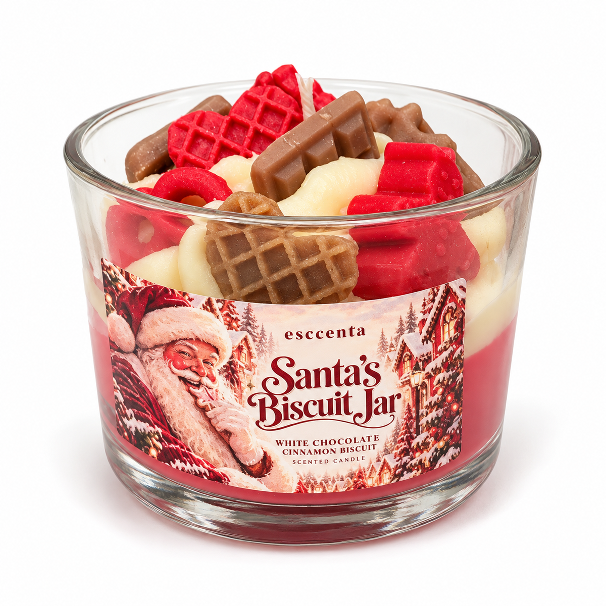 Candle - Santas Biscuit Jar