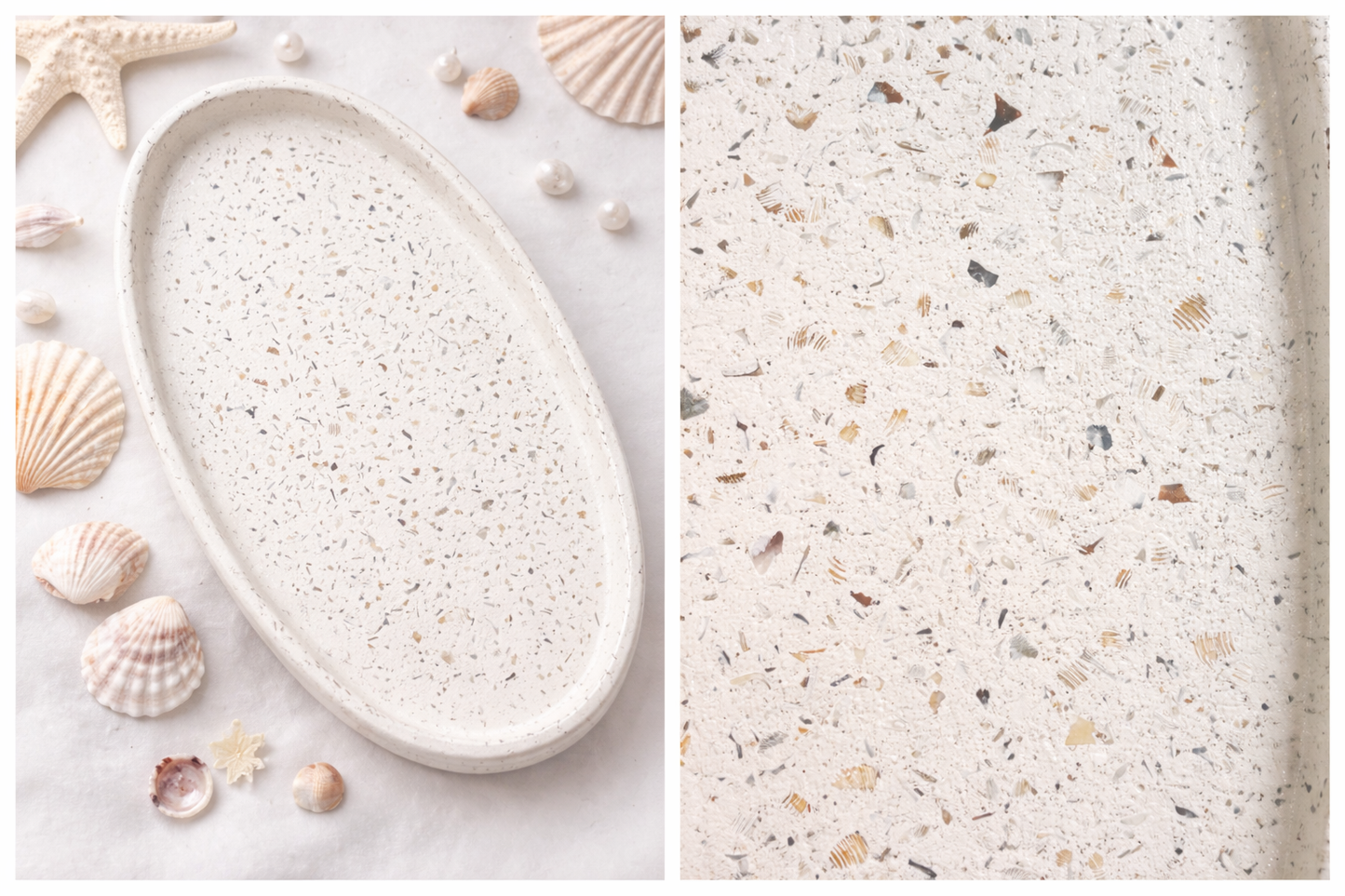GOLDEN HOUR - SEA SHELL TRAY (oval)
