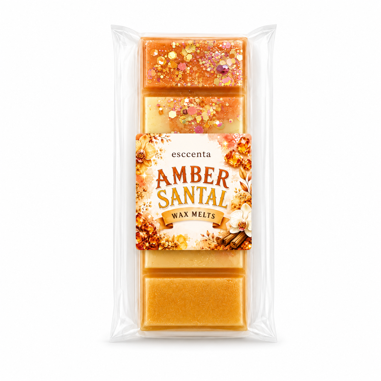 Wax Melt Bar - Amber Santal