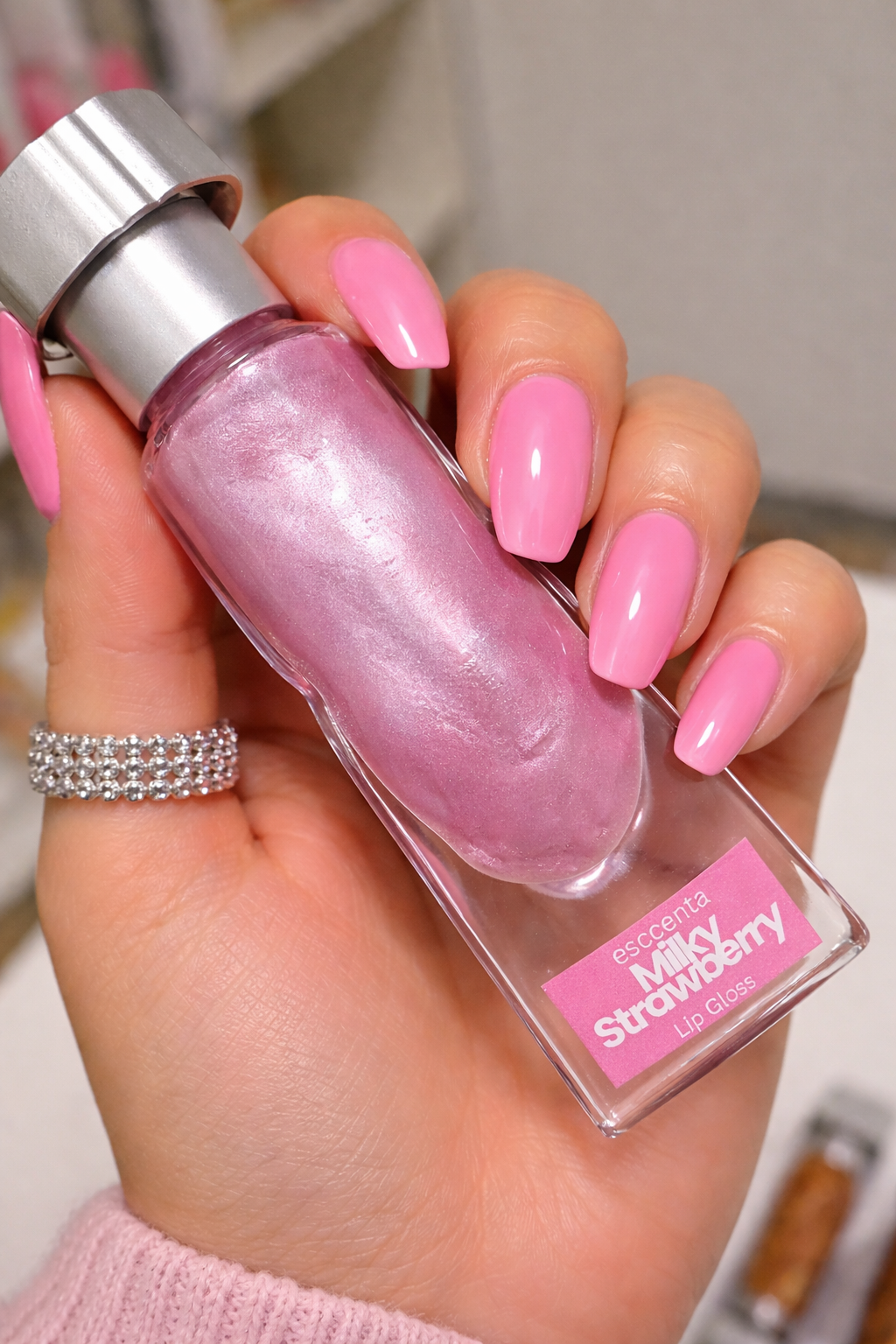 Lip gloss - Milky Strawberry