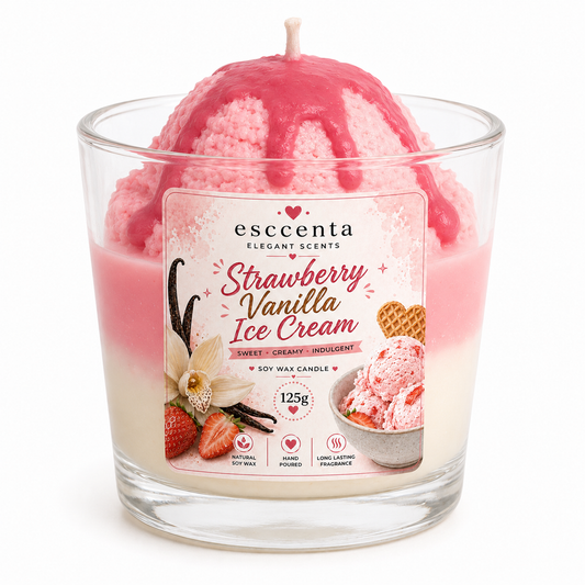 Candle - Strawberry Vanilla Ice Cream